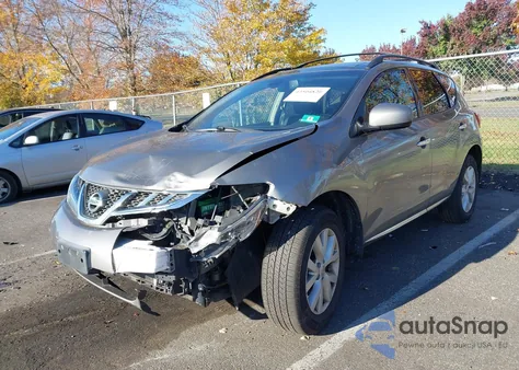 2012 Nissan Murano Sl z USA, uszkodzony, nr VIN JN8AZ1MW6CW212776